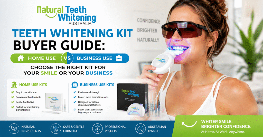 Teeth Whitening Kit Buyer Guide: Home Use vs Business Use