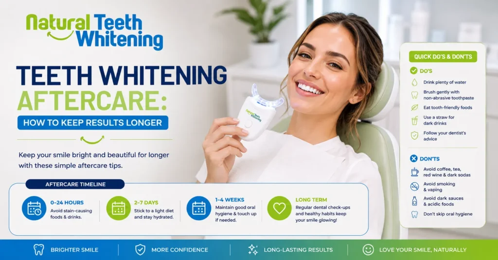 Teeth Whitening Aftercare